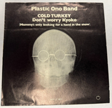 Cold Turkey John Lennon Plastic Ono Band Apple 1813 Rare Vinyl Picture Sleeve