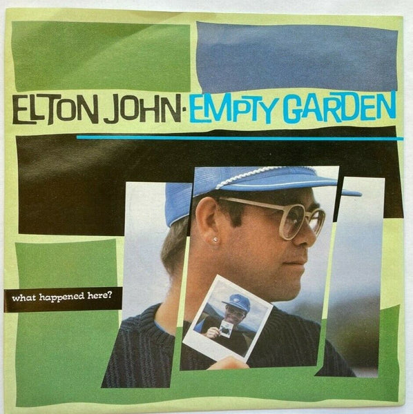 Elton John Empty Garden 1982 7" Vinyl Single Tribute to John Lennon