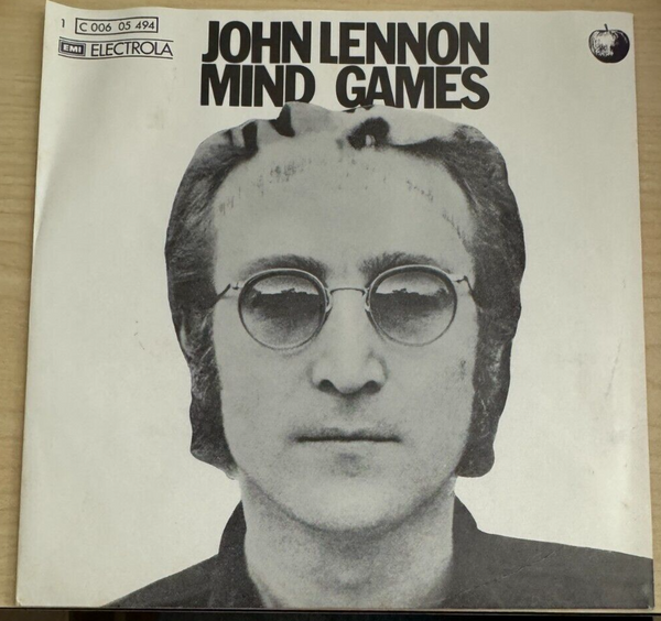 John Lennon Mind Games 7" Vinyl Single Apple Germany Mint
