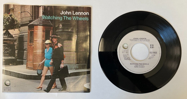 John Lennon Watching the Wheels Brand New Mint 7" Vinyl Record w/ Picture Sleeve