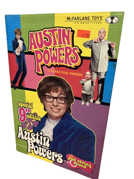 Austin Powers 9" Special Edition Figure McFarlane Toys Pull String NIB NEW