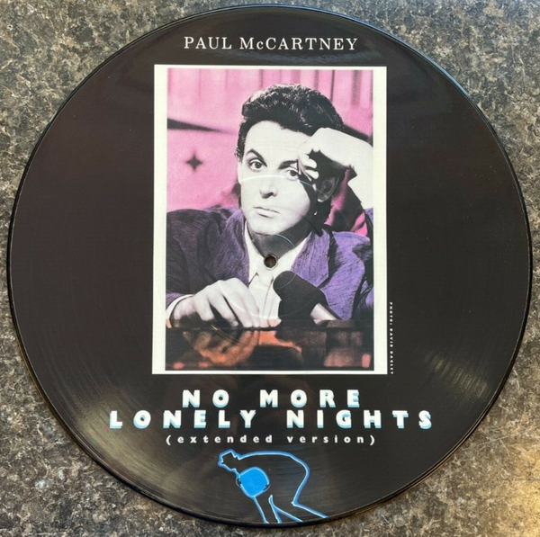 Paul McCartney No More Lonely Nights 12" Vinyl Picture Disc UK Pressing