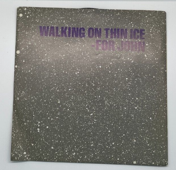 Yoko Ono Walking On Thin Ice 7" Vinyl Single with Picture Sleeve Mint