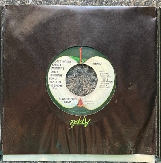 John Lennon Plastic Ono Band Cold Turkey 7" Vinyl Single Apple Records Original
