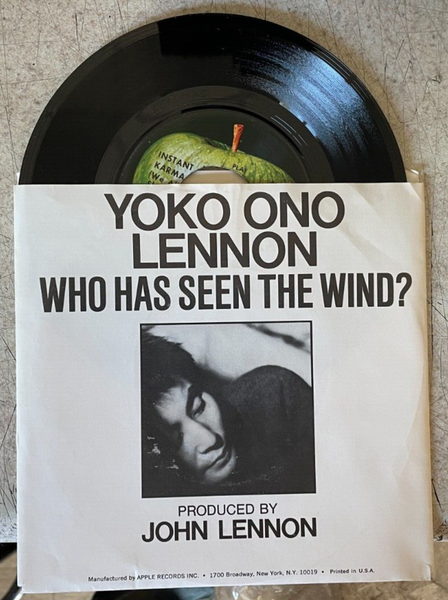 John Lennon Yoko Ono Instant Karma 7" Vinyl Record with Picture Sleeve New