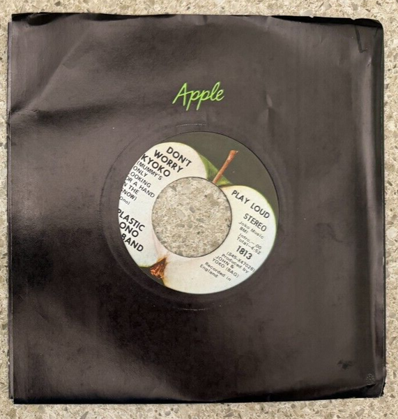John Lennon Cold Turkey Original 1969 Pressing Apple 1813 7" Vinyl Mint