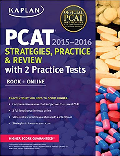 Kaplan PCAT 2015-2016 Strategies